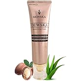 SKINSKA NATURALS Dewska Moisturising Cream with Cocoa Butter, Shea Butter, Aloe Vera & Vitamin E, Daily Nourishing Face Cream for Soft & Smooth Skin Non-Greasy Moisturiser for Men & Women- 3.38 fl oz
