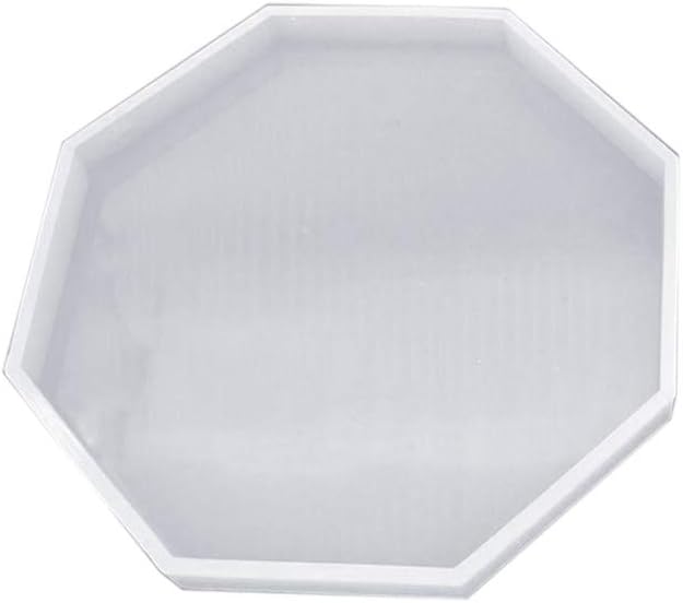 Tvvudwxx DIY Silicone Moulds Decoration-Table Epoxy Resin Mold DIY Jewelry Making Geometric Shape Coaster Mold
