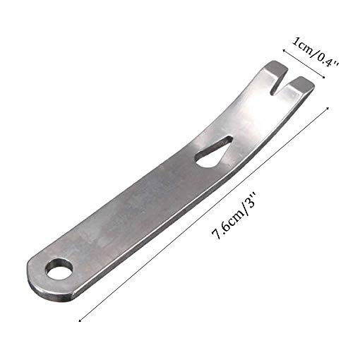 RONRONS 5 Pack Mini Stainless Steel Pocket Pry Bar Crowbar Multifunction EDC Tool Survival Opener