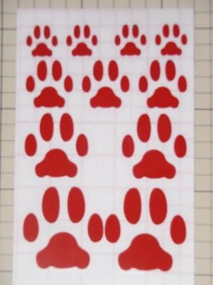 Amazon Anim017 足跡 可愛い動物の足跡ステッカー2cm 5cm ステッカー デカール 車 バイク