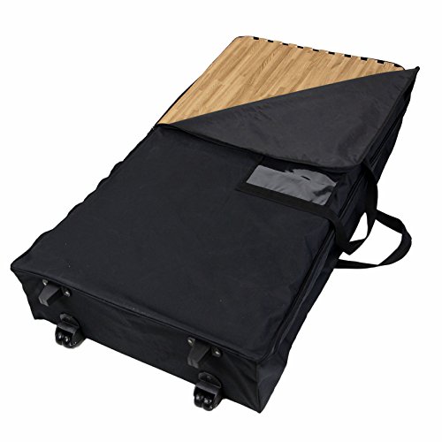 IncStores Trade Show Flooring Cases - Portable Foam Tile Case for Trade Show Floors & Event Flooring (Holds 25 Foam Tiles 5/8inx24inx24in)