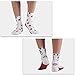 LIN 7 Pack Cycling Socks CoolMax Ankle Bike Socks Cool Funny Bicycle Socks Men and Women