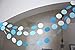 Blue Birthday Party Decorations Baby Blue Winter Holiday Wonderland Frozen Party Supplies Snow Theme Party Decor Baby Boy First Birthday Whales Boy Baby Shower Decorations