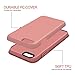 iPhone 8 Case, iPhone 7 Case, iPhone 7 Case with Stand, ZVEdeng Protective Dual Layer Case Hand Strap Vertical and Horizontal Stand Foldable Kickstand Cover for Apple iPhone 7/8 4.7'' Rose Gold