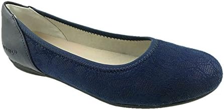 STRETCHIES Ladies Slip On Flat Comfort Walking Ballerina Shoes Size UK 4-9