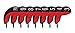 Stealth Club Covers 18040 Hybrid Set 3-PW Golf Club Head Cover (8-Piece), Red/Black