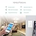 Sonoff TX T0 US 2 Gang WiFi Smart Wall Touch Light Switch,Works Perfectly with Amazon Alexa, Google Assistant(2-Gang)