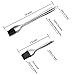 GP Life BBQ/Grill Basting Brush and Pastry Brush,Stainless Steel Handle with Silicone Bristles,Set of 2 Size-12Inch/7.5 Inch