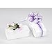 Darice Victoria Lynn Cardboard Cake Box – White - Perfect for Packing Wedding Cake Slices, Cookies, Candy Favors and More To Take Home – Can Be Decorated – Easy To Assemble, 5 ½”x1 ¾”, 20 pieces