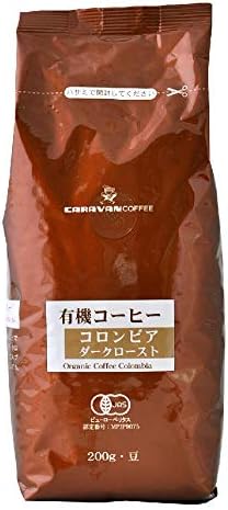 Amazon ユニマットキャラバン キャラバンコーヒー 有機コーヒー コロンビアダークロースト 豆 0g 3個 レギュラー 豆 キャラバンコーヒー コーヒー豆 通販