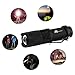 AR happy online 5 Pack AR-100 LED Flashlight, 3 Light Modes, Water Resistant, Mini Zoomable Flashlight Torch with Clip for Indoor, Outdoor, Camping, Hiking and Cycling