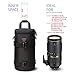 Lens Pouch for DSLR Camera Lens Fits for Canon, Nikon, Pentax, Sony, Olympus, Panasonic, and Other Lens