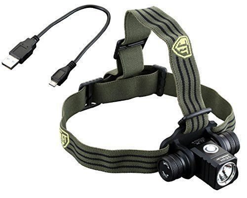 NEW JETBeam HR25 Rechargeable LED Headlamp - 800Lm XM-L2 - 1x 18650 Battery Included