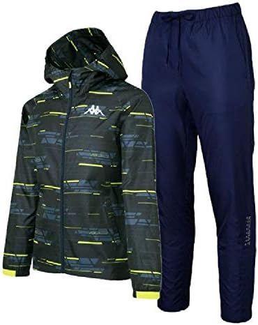 ウィンドブレーカー 上下セット メンズ カッパ Kappa 海外並行輸入正規品 ウィンド ジャケット スポーツウェア 防風 撥水 Kma12wt45 Kma12wb45 セットアップ ロングパンツ 上下組