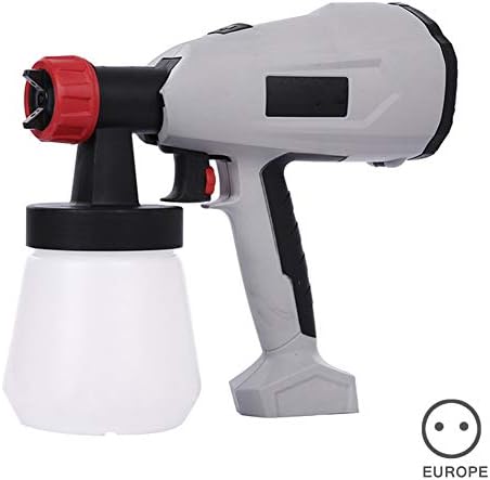 Remaxm Electric Paint Sprayer, Paint Spray Gun, Painting Container, Electric Paint Sprayers Adjustable Valve Knob 700ml Detachable Container for Car Home Painting