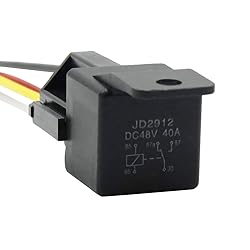Gorniloxam 40 Amp 48V DC SPST Relay Socket