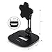 AboveTEK Sleek Magnetic Tablet Stand, Aluminum iPad Cell Phone Stand w/Extra Bonus Metal Disks, 360° Swivel iPhone/iPad Magnet Mount for Kitchen Tabletop Bedside Office Desk Kiosk Reception Display