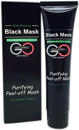 GoCared Beauty Purifying Peel Off Mask – Active Charcoal Natural Black Head Remover – Moisturizing, Deep Cleaning, Facial Oil Control – Best Mask for Strawberry Nose &amp; Acne Treatment – For Men &amp; Women