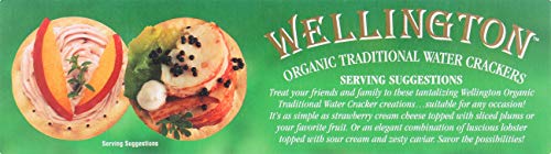 Wellington Organic Traditional Water Crackers, 4.4-Ounces (Pack of 12)