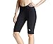 baleaf Womens Cycling Biker Shorts, Padded Bicycle Biking Spin Biker Shorts Padding UPF50+, Small, 03-Black-no Pocket
