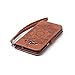 Galaxy J3 (2016) Case, Galaxy Amp Prime Case, Galaxy Express Prime Case, Galaxy Sol Case, JanCalm [Wrist Strap] Premium PU Leather [Multi Card/Cash Slots] Stand Flip Cover with Pen (Brown)