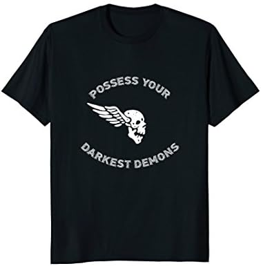 Darkest Demons-Winged Skull T-Shirt