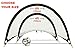 Trailblaze Pop Up Soccer Goals Set - 2 Portable Foldable Kids Soccer Nets w/ 8 Training Disc Cones Extra Pegs + Carry Case - Perfect Youth Soccer Goals for Backyard Extra-Strong Soccer Goal Net