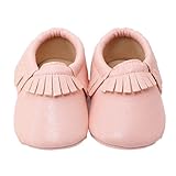 Voberry Baby Girls Soft Soled Tassel Bowknots Crib Shoes Moccasins