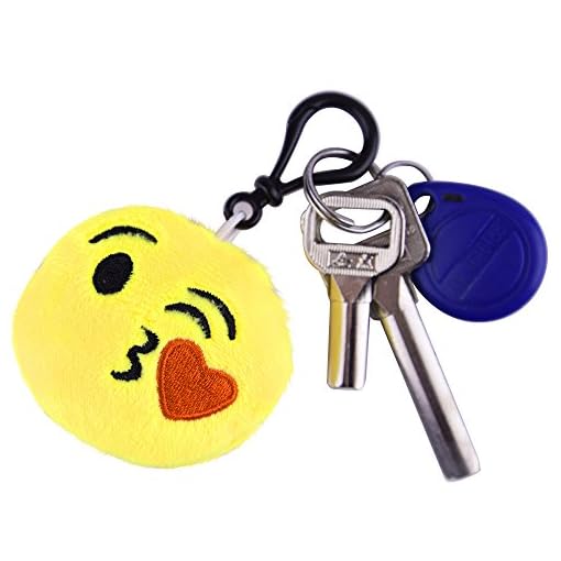 KUUQA Emoji Plush Pillows Keychain Emoji Decoration, Emoji Party Supplies (16 Pack) - Image 6