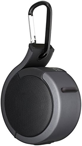 WUKU Outdoor Portable Bluetooth Small Keychain Bicycle Speakers for Car NFC Wireless Stereo Player Subwoofer for All Bluetooth Enabled Smart Phones and Tablet Pc（Grey）