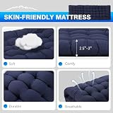 Overmont Folding Camping Bed with Mattress 550LBS 28in Wide Heavy Duty view 4