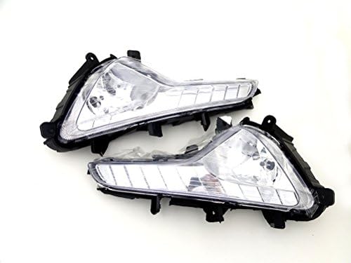 1Pair Front Driving Fog Lights Lamps For KIA Sportage 2014-2015