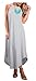ETCYY Women's Summer Casual Stripe Sleeveless Loose Beach Maxi Dress