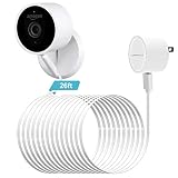 Power Adapter for Cloud Cam, LANMU Weatherproof Outdoor Power Supply Cable for Cloud Cam Security Camera with USB Wall Charger,Cloud Cam Accessories (26ft/8m)