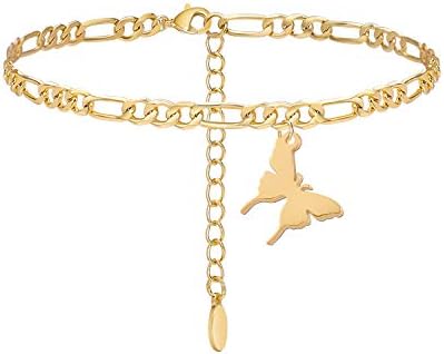 Ankle Chain Amazon Gold Anklet Lcherry Women's Butterfly Ankle