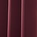 Best Home Fashion Thermal Insulated Blackout Curtains - Antique Bronze Grommet Top - Burgundy - 52