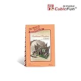 W3145h Cubicfun Cubic FUN 3d Puzzle Model 30pcs Indonesia Jiaditional Residence