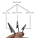 30PCS Alligator Clips Electrical, Eiechip Insulated Alligator Clips with Wires Test Cable Double-Ended Clips, Alligator Clips Insulated Test Cable 5 Colors 30Pieces 20inches(Big/Medium/Small)