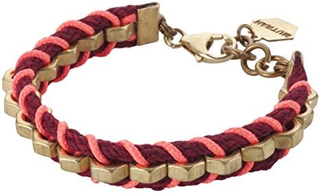 DEAL OF THE DAY - Mutrah Designed Jewelry - SLANG - Cinnamon - Red Pink Neon Designer Bracelet - DAILY DEALS