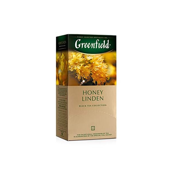 GREENFIELD HONEY LINDEN Schwarztee | Aromatisierter Tee | Schwarzer Tee mit Honiggeschmack mit Linde und Apfel | Brew… – Bild 5