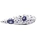 Miric Legend of Zelda Ocarina 12 Hole, Chinese Ceramic Alto C Blue Lotus Flower Pattern Glaze Surface Professional Level Ocarina With Protective Bag + Songbook