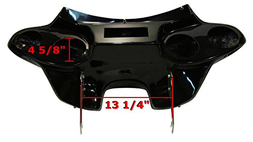 Vector Batwing Fairings F2-4 Harley-Davidson Softail fiberglass batwing fairing with 4x5.25" speaker cutouts