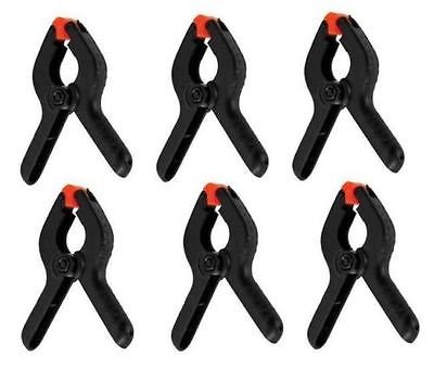 6 Heavy Duty 3 inch Strong Spring Clamps with Metal Spring Market Stalls DIY Workshops