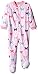 The Children's Place Baby Girls' Long Sleeve One-Piece Pajamas 3, Bow/Lilac Haze 65832, 3-6 Months