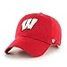 NCAA Wisconsin Badgers '47 Brand Clean Up Adjustable Hat, Red 1, One Size