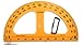 STHENO | Premium Quality Protractor for Teaching | Dry Erase Board | Whiteboard | Chalk Board | Magnetic Board | Dry Erase Markers | Geometry | Angle Finder