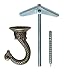OOK 50332 Jumbo Swag Hook with Hardware, Antique Brass