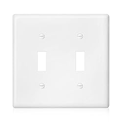 Decorator Wall Plate Double Toggle Light Switch