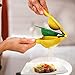 Lemon Squeezer Citrus Lime Juicer - Best Top Rated Heavy Duty Hand Held Manual Double Bowl Orange Press and Fruit Exprimidor de Limones, FDA Quality Approved, Dishwasher Safe