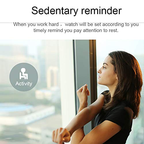 DAIJIA Smart Watch Bluetooth Phone Mate Round Screen for IOS Android Phone LOT (Blue)